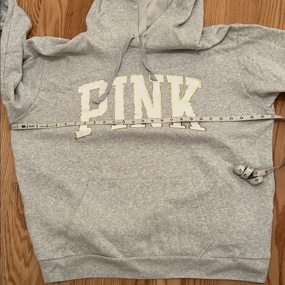 PINK Victoria's Secret Gray Hoodie - Picture 5 of 8